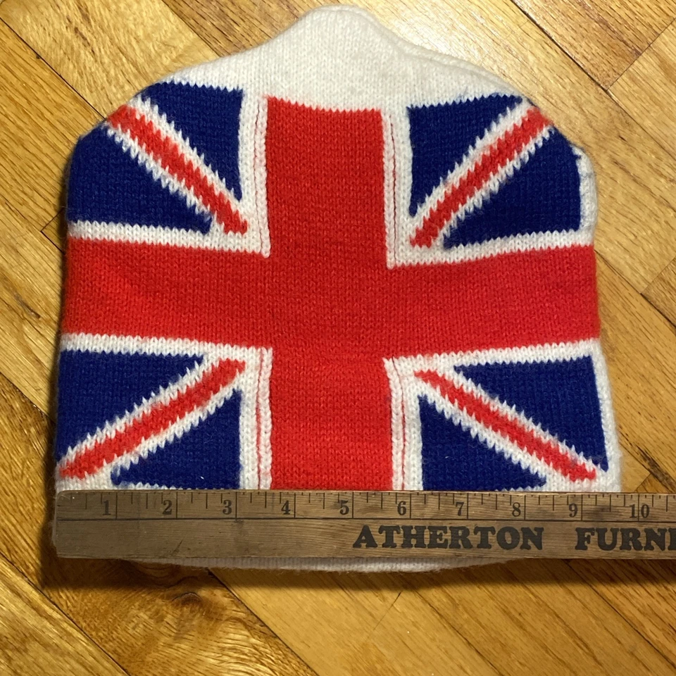 Toque/Gorro Vintage - Big Union Jack Reino Unido Inglaterra Foto 4 de 4