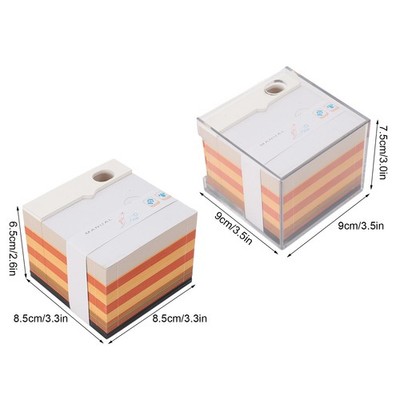 3D Memo Pad Japanese Anime Art Building Block 3D Art Notepad Paper Carving SET