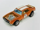 HOTWHEELS REDLINE ORANGE HEAVY CHEVY WHITE INTERIOR - WOW!