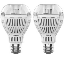 Sansi LED Lightbulb 2-PACK 18W -150w eq 2500L 5000K C21BB-TE26-18w