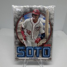 2021 Topps Juan Soto Highlights Juan Soto Nationals #JSH-10 In the Running /70