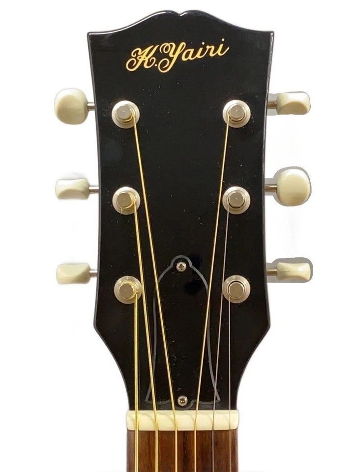 K Yairi Eleako Rjy-60s BK con estuche rígido genuino año 2016 Black Fishman usado Foto 3 de 4