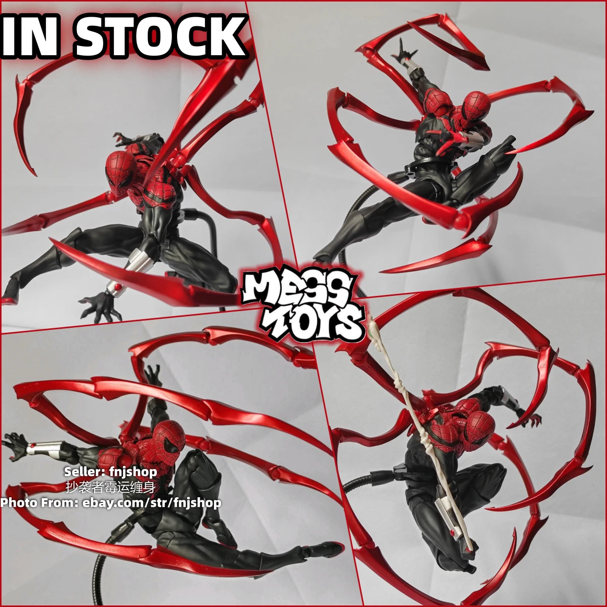 Mess Toys Superior Spider Man Peter Parker Doctor Octopus Action Figure IN STOCK