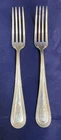 Gorham Whiting King Albert Sterling Silver Dinner Forks Set of 2-Monogram 6 3/8”