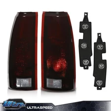 Tail Lights w/Bulbs LH+RH Fit For Chevy GMC C/K 1500 2500 3500 Pickup Suburban
