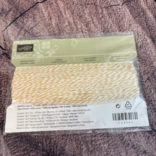 Stampin Up Baker's Twine Crushed Curry Retired  Sealed 25 yards