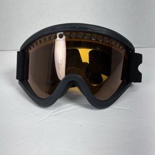 Oakley Ski Snowboard Goggles Amber Lens Black Frame Adjustable Strap