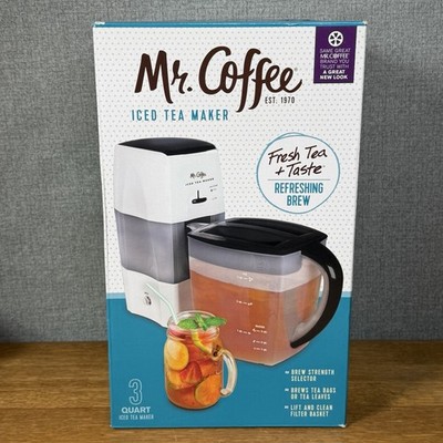 Rare New Mr. Coffee 3 Quart Iced Tea Maker TM75BK Black Discontinued Sealed