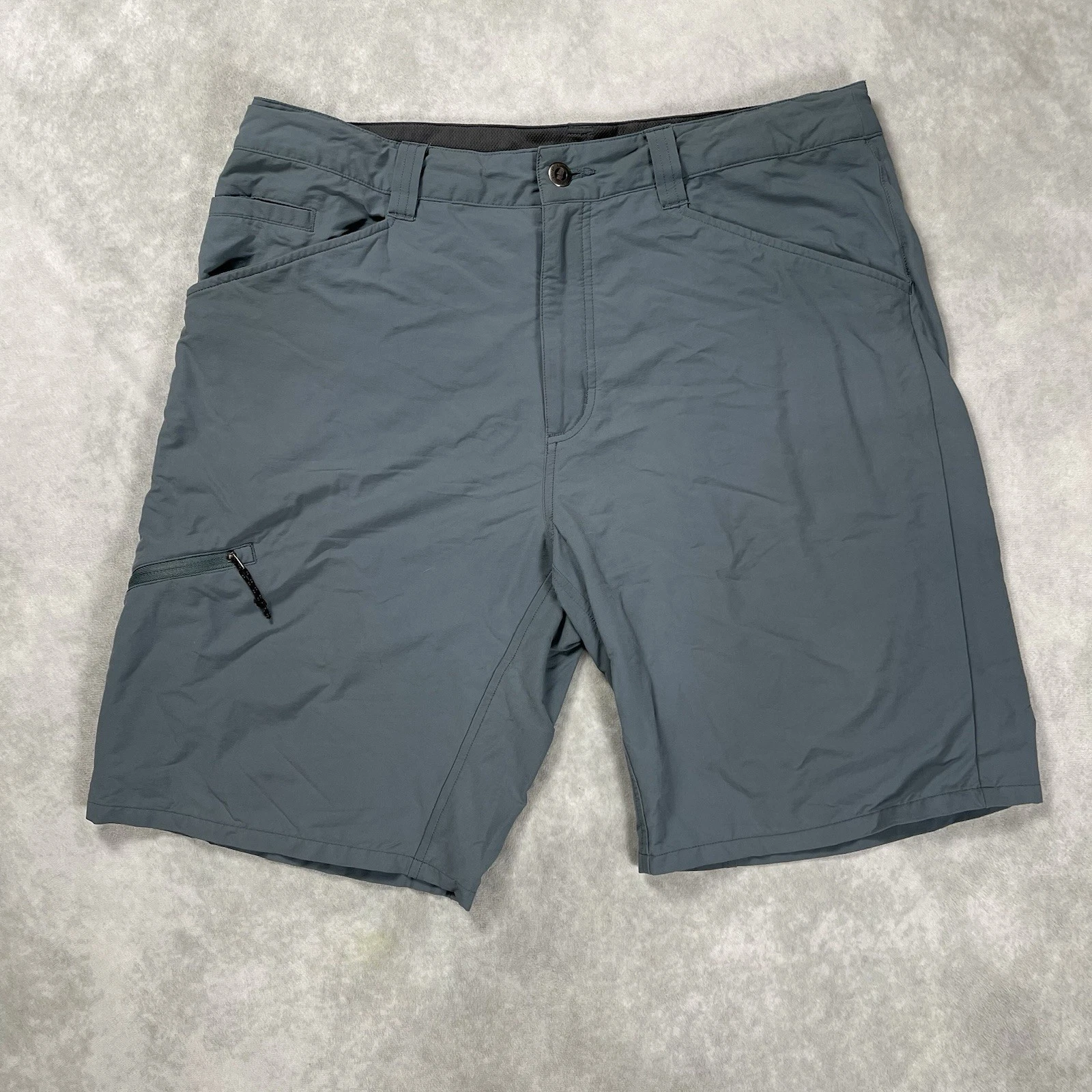 Patagonia Men’s Quandary Shorts Mens Sz 36 Blue 10" Hiking Outdoors Active GUC