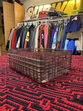 Delta  Beverage Galley Cart Trolley WCH RACK USED Clear Smoky Gray PN 044207985