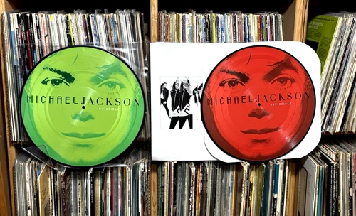 MICHAEL JACKSON "Invincible" 2001 Epic 2LP (1st press/14800 feed/1-day ship)