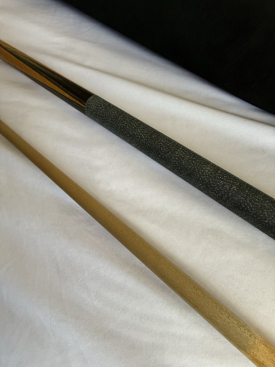 Vintage Huebler Pool Cue With leather Storage Bag | eBay