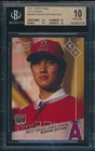BGS 10 SHOHEI OHTANI/OTANI 2017 TOPPS NOW Free Agent Signing Rookie RC PRISTINE