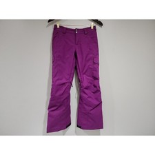 Burton DryRide Elite Ski Pants Girls Medium Purple Insulated Snowboarding Winter