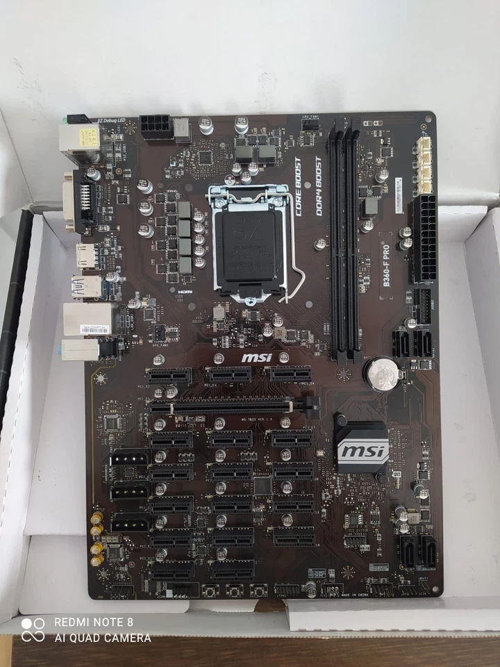 Placa Base MSI B360-F PRO lga 1151 h4 h310 b360 b365 z370 z390 - Imagen 2 de 3