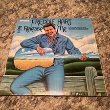 Freddie Hart Release Me 12 Inch Vinyl Lp Record 1975 With Plastic