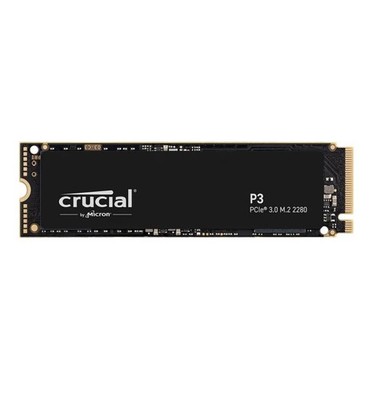 Crucial P3 500GB PCIe 3.0 NVMe M.2 2280 Interne SSD (CT500P3SSD8) 3.500MB/s NEU*