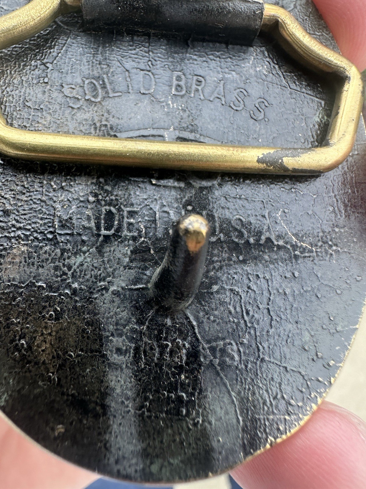 TWO Vintage BTS Basic Tool Supply Brass Buckles W… - image 15