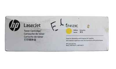 Genuine HP 410X Yellow Toner Cartridge CF412JC CF412XC CF412X - Sealed Box