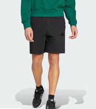 Adidas Men  s ALL SZN FLEECE SHORTS IX1251 In Black Size M New