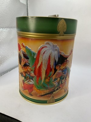 Vintage German Lambertz Musical Soldiers Christmas Plays Silent Night Tin EUC!