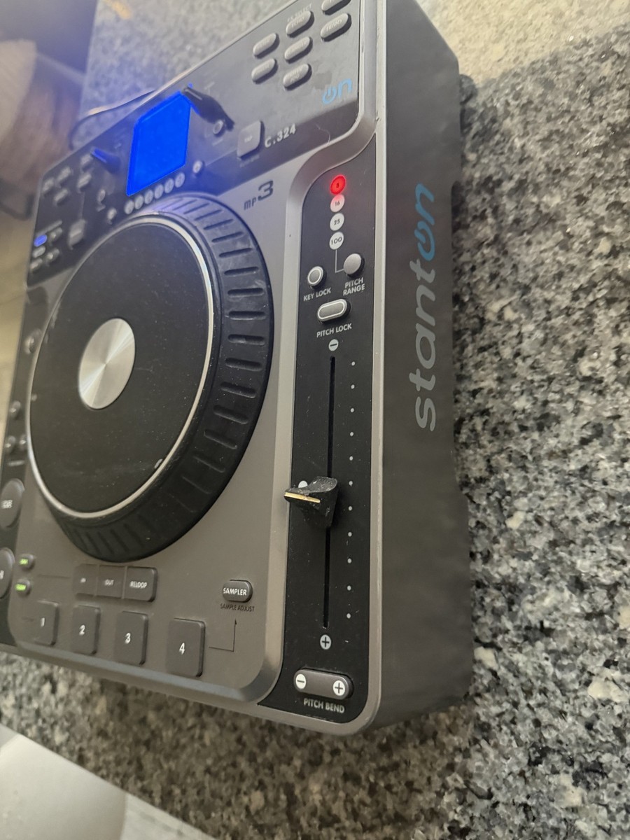 Stanton C.324 Tabletop DJ Turntable Mixer CD Player Needs Repair