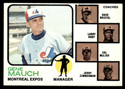 1973 Topps Gene Mauch Montreal Expos #377