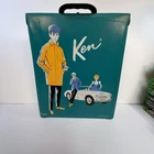 Vintage 1962 Mattel Ken Doll Vinyl Carrying Case