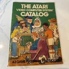1981 Atari Catalog 43 Game Program Manual 2600 5200 VCS Promo Insert Booklet