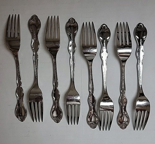 50 Pieces 1847 Rogers Bros Stainless Cotillion Flatware Lightly Used - Picture 10 of 19