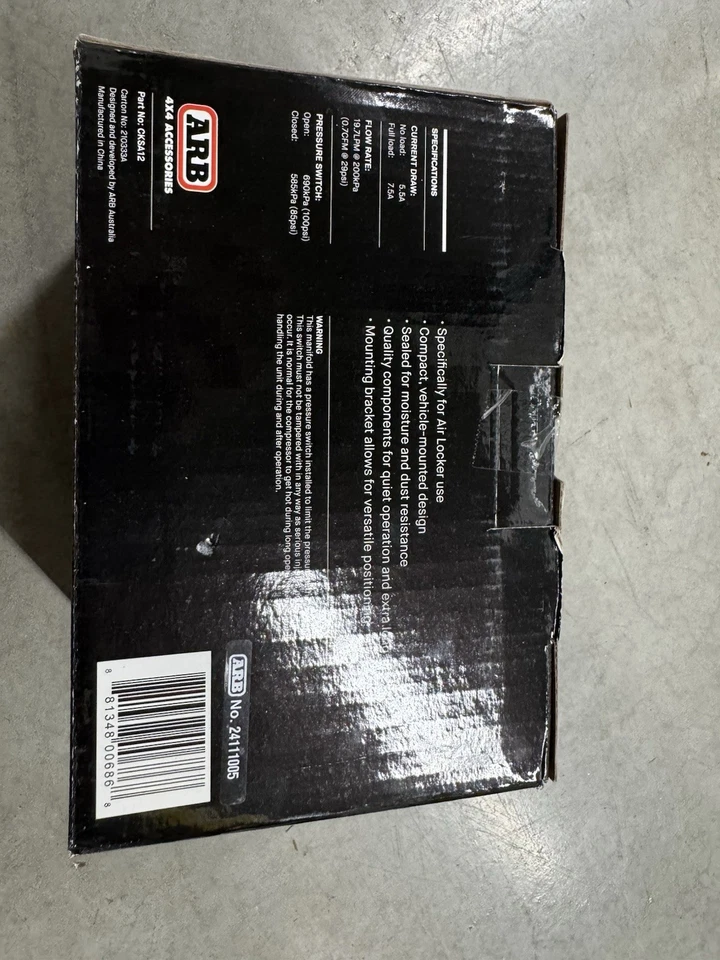 Compresor de aire integrado de 12 voltios ARB CKSA12 de alto rendimiento Foto 4 de 4