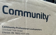 NEW Community D10SUB 10" Ceiling Subwoofer, Pair, 200W New Sealed