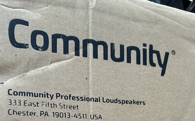 NEW Community D10SUB 10'' Ceiling Subwoofer, Pair, 200W New Sealed