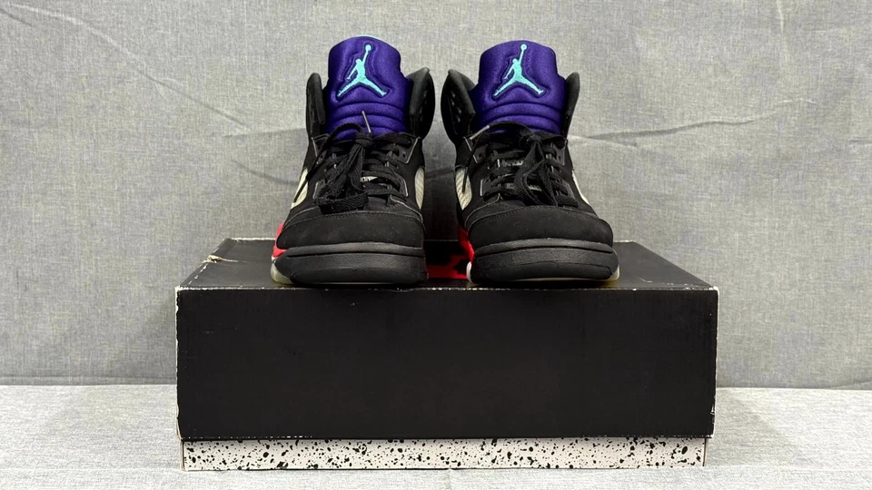Talla 10.5 - Jordan 5 Retro Top 3 Negro 2020 Con Caja Original 🔥 Foto 2 de 4