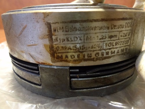 Embrague freno electromagnético 24V VEB VEM KLDX 1.25 - Imagen 5 de 8