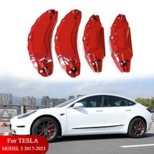 Front and Rear Brake Caliper Covers for Tesla Model 3 2017-2023 AMERICAN VERSION