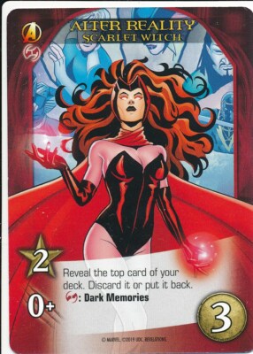 Upper Deck／Marvel／マーベル／サインカード／スカーレットウィッチ SCARLET WITCH Upper Deck Marvel Legendary REVELATIONS ALTER