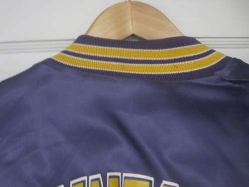 Vintage Minnesota Vikings Purple Nylon Jacket by Chalk Line USA Size M - Picture 10 of 13