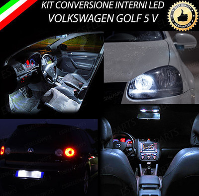 KIT FULL LED INTERNI AUDI A5 (B8) SPORTBACK CONVERSIONE COMPLETA CANBUS 6000K