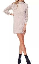LOVESHACKFANCY Women's Gia Dress 90% Cotton Lace Off White Size Small