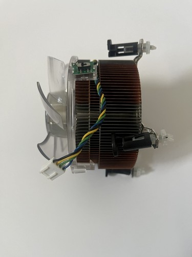 Original Genuine Intel i7 LGA1366 Copper Core LED CPU Heat Sink Fan e31964-001 - Picture 5 of 5