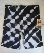 NWT Avia Seamless Waffle Biker Shorts, Black/Gray Women's Size M (8-10)