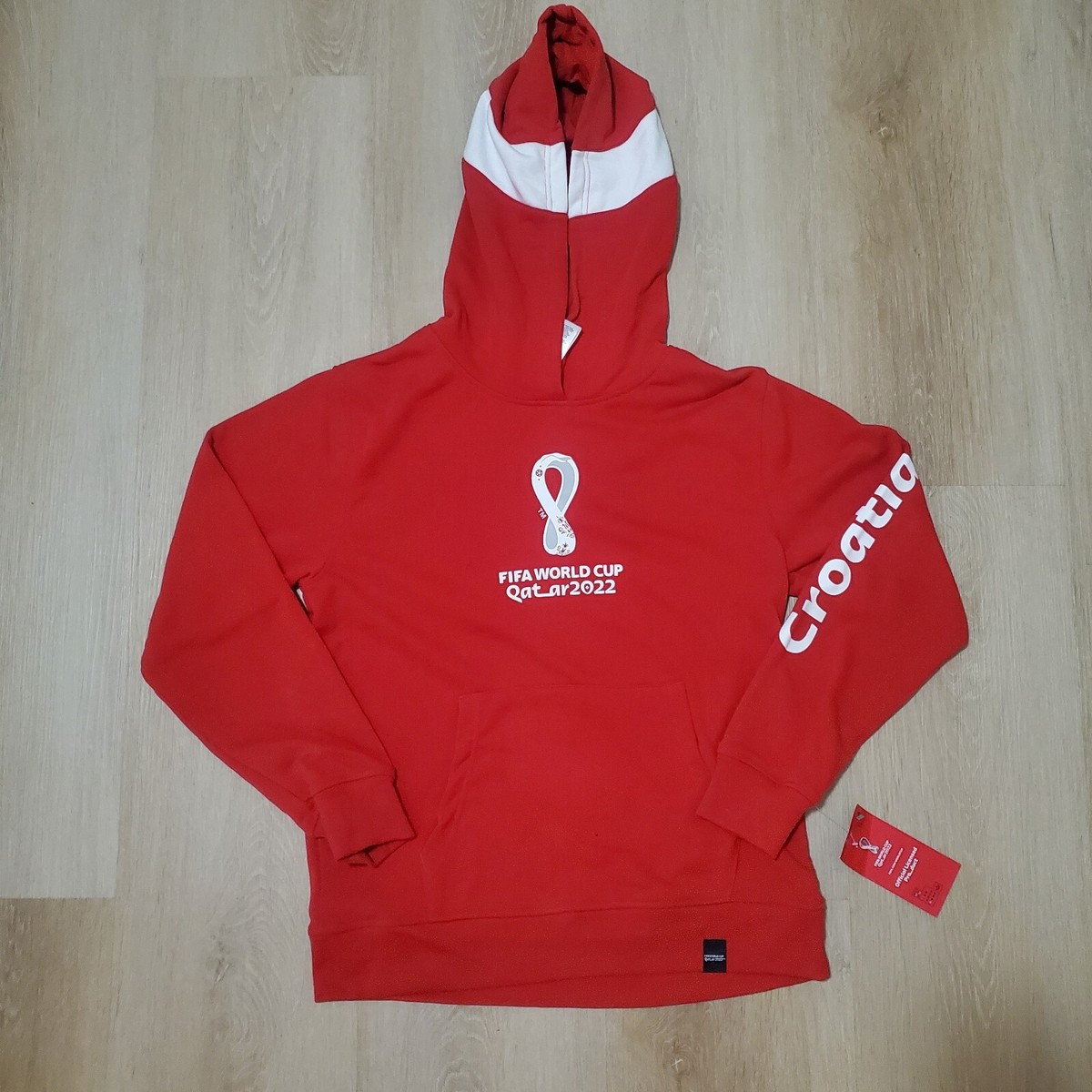 Outerstuff Felpa Con Cappuccio Donna FIFA World Cup | Core Fleece In Cotone | Ufficiale
