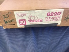 TopCare 20” Wine Floor Cleaning Pads Pack Of 5