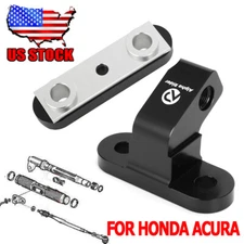 Steering Rack Slider Riser Raiser Set For Honda Acura RSX EP3 Civic EM2 Tie Rod