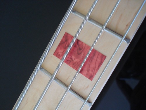 Blöcke ROTE PERLE Block Griffbrett Marker Inlay Aufkleber Aufkleber für Jazz oder JEDEN BASS - Bild 6 von 6
