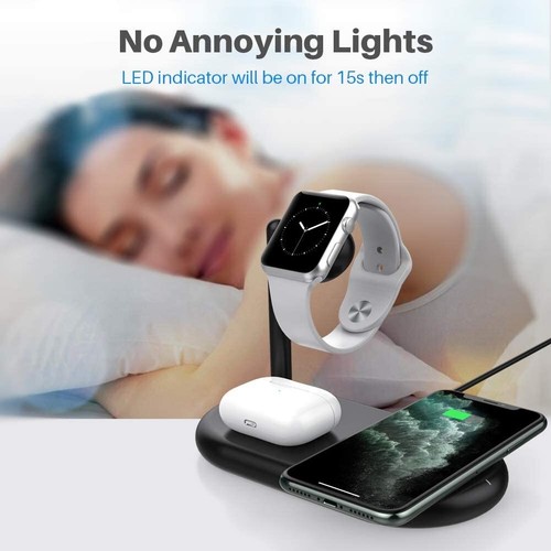 Yootech 3 in 1 Wireless Charging Station (Phone, Audio, Watch Stand) - Sealed - Picture 4 of 6
