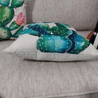 Set Of 4 Colorful Cactus Printed Throw Pillows Southwestern Boho Farmhouse 18x18 — photo 10