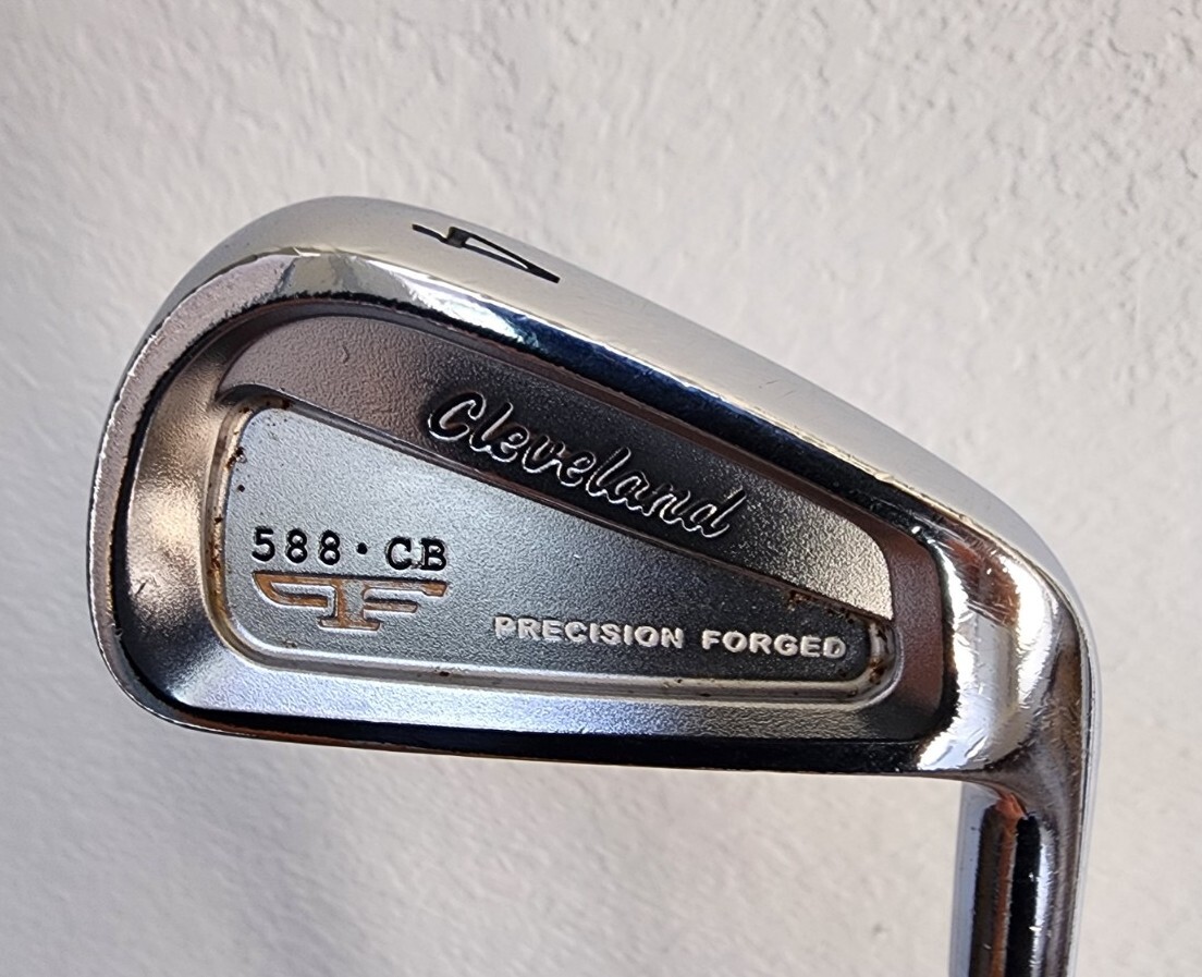 Cleveland 588 CB Precision Forged Single 4 Iron Steel S300 Golf Club RH |  eBay