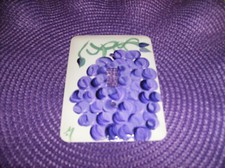 NEW PURPLE GRAPES SINGLE LIGHT SWITCH COVER MADE IN USA BY LATE MARCIA MAGOON
